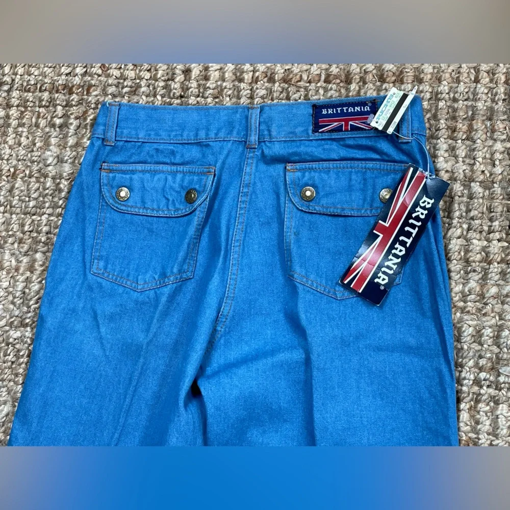 70’s Vintage Brittania Flare Jeans, NEW WITH ORIGINAL TAGS size 31 L - Picture 5 of 7